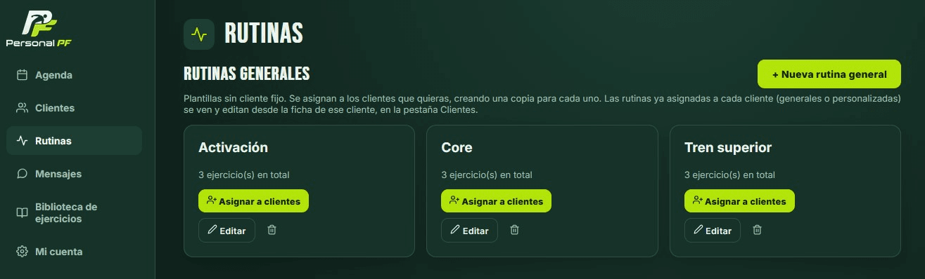 Rutinas
